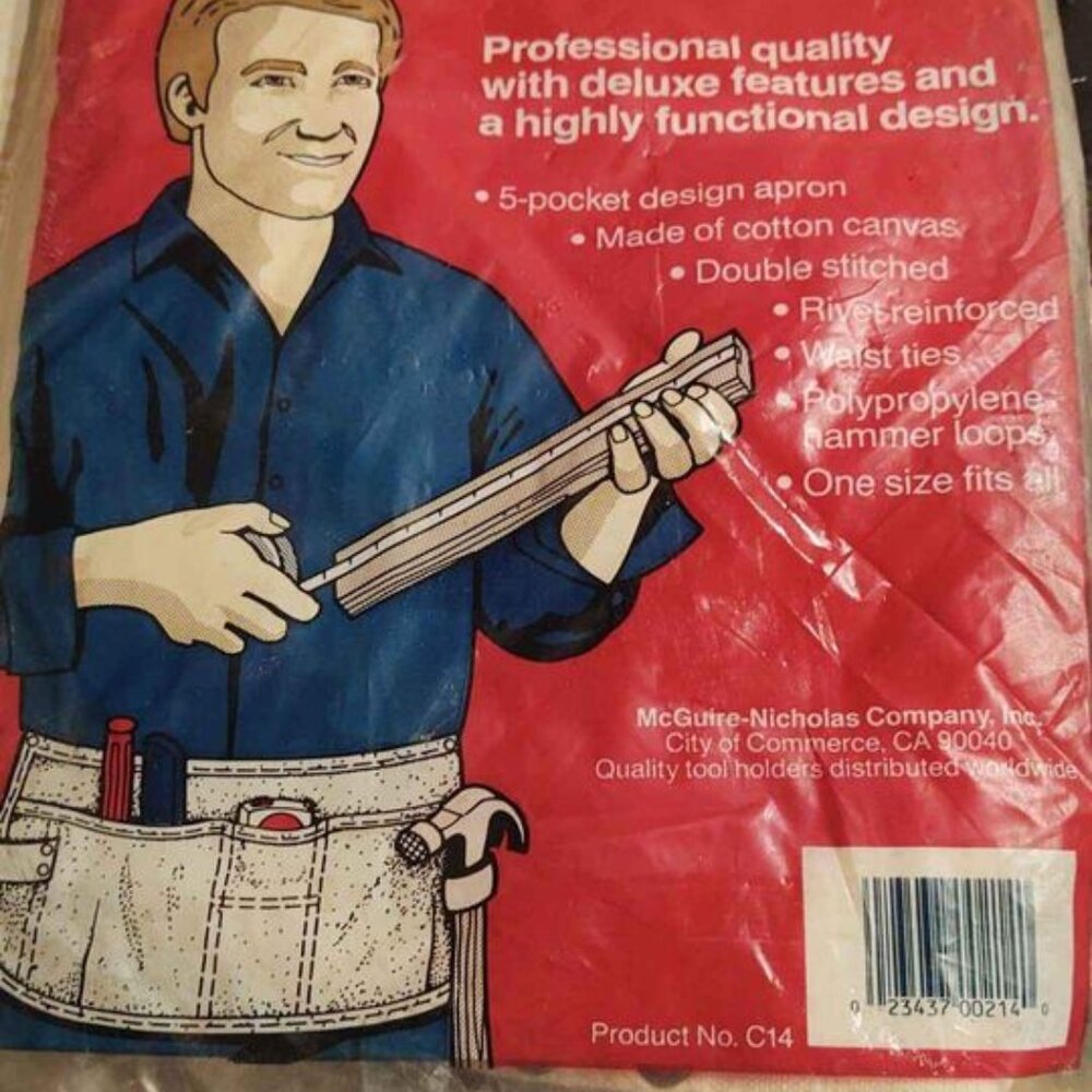 BMIB Vintage Canvas Work Waist Apron